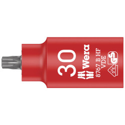 Wera 05004923001 8767 B VDE HF TORX&#xAE; Zyklop Bit Socket 3/8&quot; Drive TX 30 x 55 mm