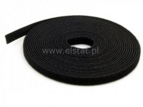 Taśma rzepowa 9mm 5m czarna