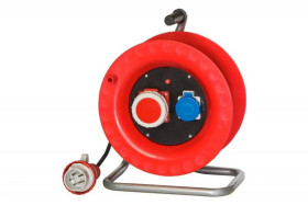 Przedłużacz na bębnie plastikowym ALBERO-330 16A 5p 230V OW 5x2,5 /35m/ IP65