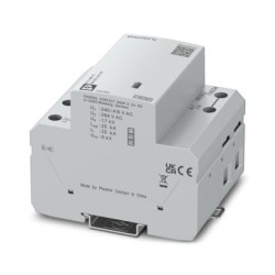 Ochrona przeciwprzepięciowa 3-fazowy, 25 kA, 264 V ac FLT-MB Szyna DIN, 85 °C, -40 °C, Phoenix Contact