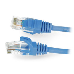 Przewód sieciowy Lanberg Ethernet Patchcord UTP 5e 0,25m - niebieski