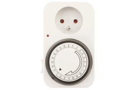 Programator czasowy mechaniczny (gniazdo) 16A 2P+Z dobowy TS-MF1 01001