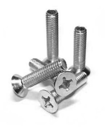 M3x10SK/10 Wkręt do metalu 3x10mm - stożek - krzyżak - opakowanie 10 sztuk (