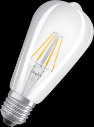 4058075434400 LED bulb STAR RETROFIT E27, 7 W, 806 lm, 2700 K, filament