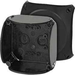 Puszka elektroinstalacyjna ścienna Poliwęglan 62 x 93 x 93mm Czarny IP66, IP67, IP69 HENSEL