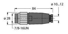 Turck 6914562 Złącze konfekcjonowane czujnika/aktuatora 1 szt.