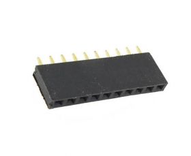 Gniazdo 1x10 gold pin (10szt) /1071