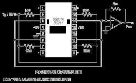 Quad SPST CMOS Analog Switches
