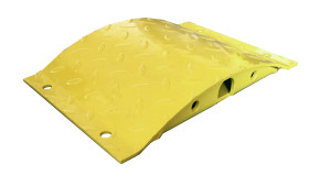 Steel speed bump 250mm - 50mm- yellow