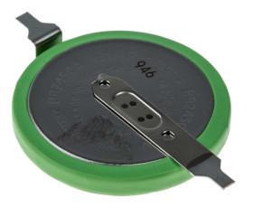 Bateria pastylkowa BR2450A Pin płytki drukowanej BR2450A 550mAh 3V Lit-monofluorek poliwęglanowy