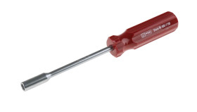 Wkrętak do nasadek, dł. ostrza: 125 mm, mat. łopatki: Stal, mat. uchwytu: Plastik, dł. całkowita: 226 mm, końcówka: