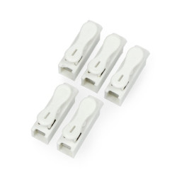 Kostka elektryczna samozaciskowa 1 pin 2,5mm 10A/450V - 5 szt.