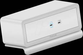 M2-ENC07-9941 Port replicator/docking station, USB-C, 7 ports, white
