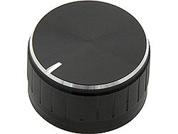 Gałka ALUMINIOWA 40mm czarna symbol: 194YGD