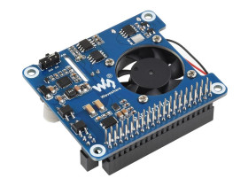 Waveshare Power over Ethernet HAT (C) for Raspberry Pi 3B+/4B, 802.3af/at-compliant