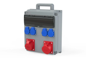 Rozdzielnica przenośna z rączką OPOLE 32/5*B16*B 4GS*4B FI63 IP54 909210005W