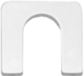 Handle, angled, aluminum, (L x H) 32 mm x 40 mm, black, M3299-1131