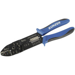 Kunzer 7KSZ01 Crimper for Cable Lugs, Sturdy Design, Strips &amp; Clamps