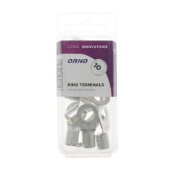 Końcówka oczkowa izolowana 16mm2 oczko na śrubę M8, blister 10szt.