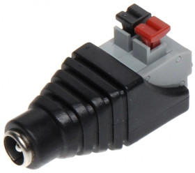 Wtyk zasilania 2.1/5.5 /zaciski sprężynowe/ G-55H*P10