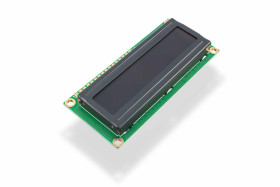 LCD display 16x2 yellow/black