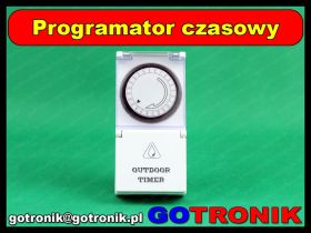 Mechaniczny programator czasowy