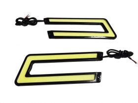 LAMPA LED 12V BIAŁA 2X10W 140MM TYP U