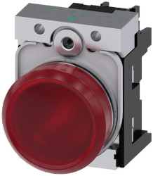 Lampka sygnalizacyjna kompletna 22mm czerwona LED 24V AC-DC metal przył śrubowe SIRIUS ACT 3SU1152-6AA20-1AA0