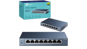 Switch Desktop 8X Port Rj45 (Gigabit Ethernet) Przełącznik Niezarządzalny...