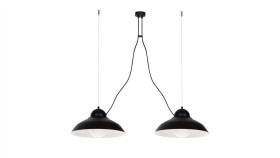 Lampa Wisząca Gustav Black 2Xe27 Mlp4814 Milagro