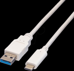 11.99.9035 USB 3.0 cable, USB-A plug to USB-C plug, 2.0 m