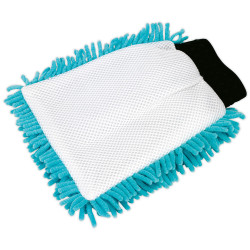 Sealey CC77 Shaggy Microfibre Mitt 2-in-1