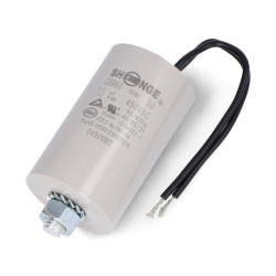 Kondensator silnikowy 10uF/450V 35x58mm z przewodami