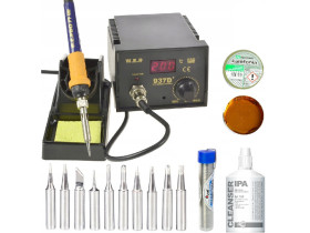 Stacja lutownicza WEP 937D+ +groty 900M kalafonia cyna IPA