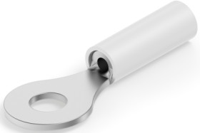 Insulated ring cable lug, 0.2-0.518 mm², AWG 24 to 20, 3.02 mm, M2.5, natural, 323985