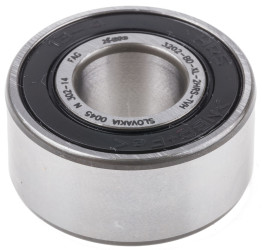 Łożysko kulkowe skośne wew: 15mm zew: 35mm Dwurzędowe łożysko kulkowe skośne 15.9mm FAG dwurzędowe