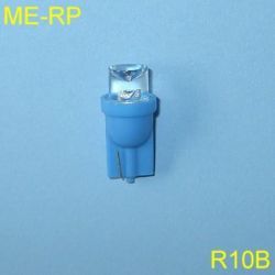 R-10 12V LED NIEBIESKA Z COKOŁ.PLAS.