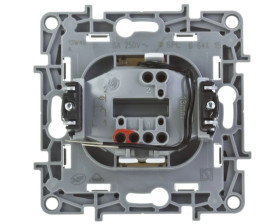 NILOE Przycisk jednobiegunowy mechanizm z pełną plakietką biały IP21 przycisk 1x 664515
