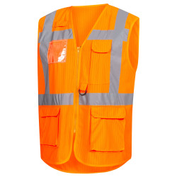 Gilet haute visibilité fil de carbone