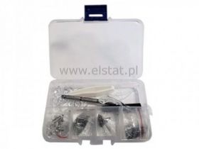 Zestaw śrubek/ nakrętek M1, M1.4, M1.6 do okularów