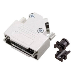 Encitech 6560-0107-12 D45PK-P D-Sub Housing 15 Pins plastic 45&#xB0; black