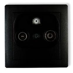 Mechanizm gniazda abonenckiego RTV-SAT końcowego 1,5dB