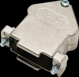 MHDU45ZK15-K D-Sub cap, 15-pin, angled, silver, size A