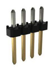 Złącze szpilkowe 4-pinowe Minitek raster: 2 mm Prosty 1-rzędowe Amphenol Communications Solutions Otwór przelotowy 650 V