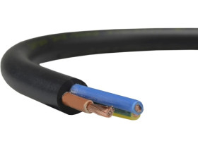 Przewód prądowy H05VV-F / OWY 500V 3x2,5 warsztatowy czarny linka Mercor /50m/