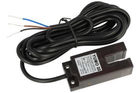 Czujnik; fotoelektryczny; G56-3E01PA; PNP; NO; szczelinowy; 10mm; 10÷36V; DC; 200mA; prostopadłościenny; 16x25mm; z przewodem 2m