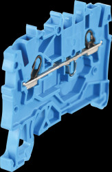 2000-1204 Feed-through terminal up to 1 mm², blue
