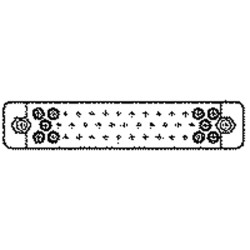 Obudowa złącza 34-pinowe 8-rzędowe TE Connectivity Żeński M