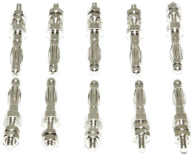 Mueller Electric BU-P72918 Złącze męskie bananowe 10 szt.