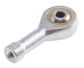 Końcówka pręta, typ: Żeński, M2 x 0,4 żeńskie, Stal galwanizowana